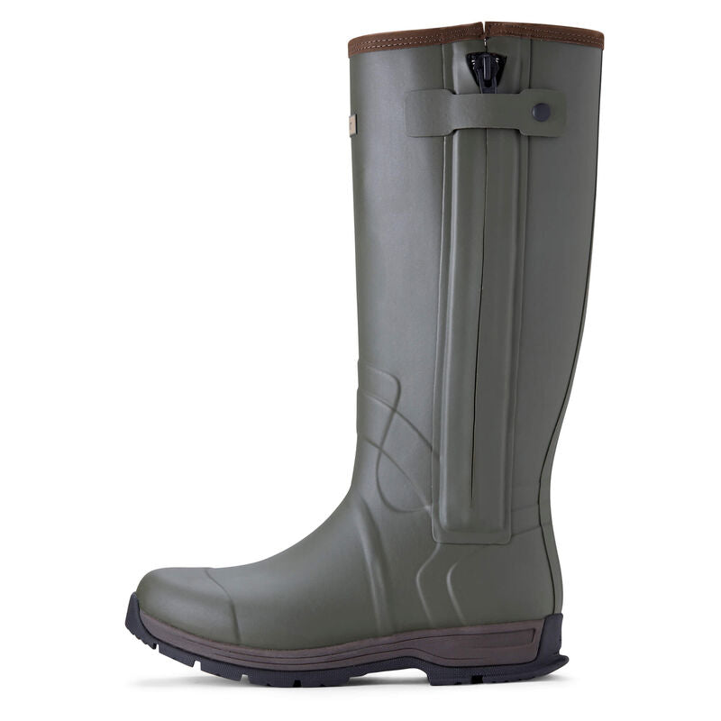 Ariat Mens Burford Insulated Zip Wellington Boot