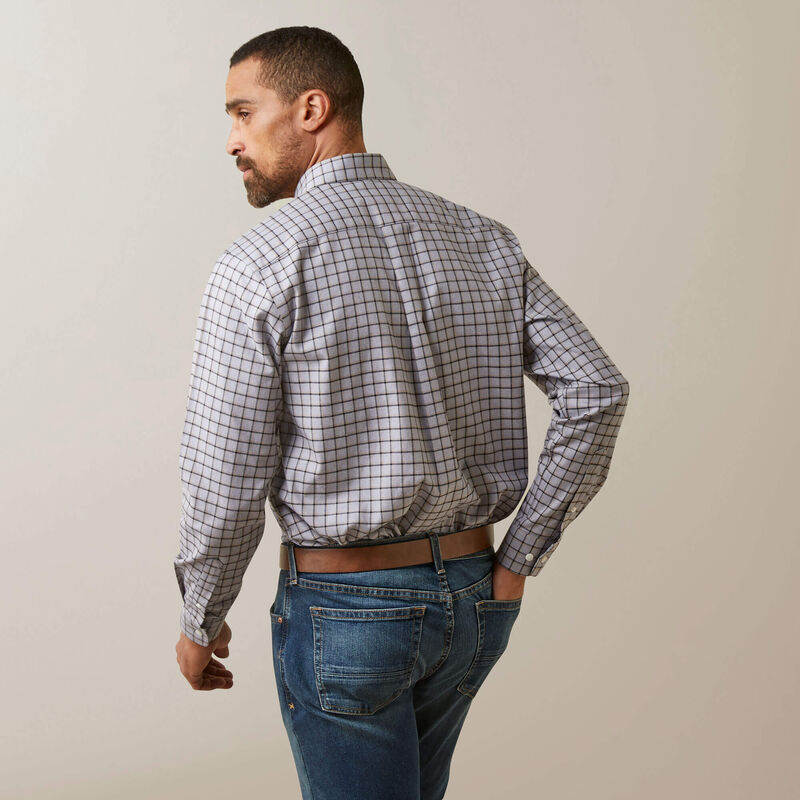Ariat Clement Long Sleeved Shirt - Grey Check