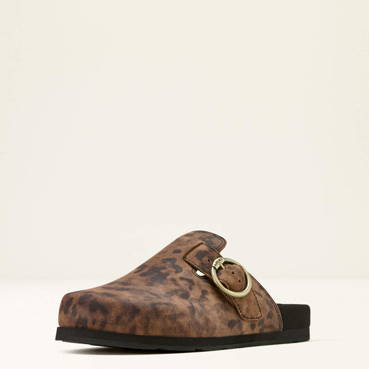 Country Mule- Leopard Suede