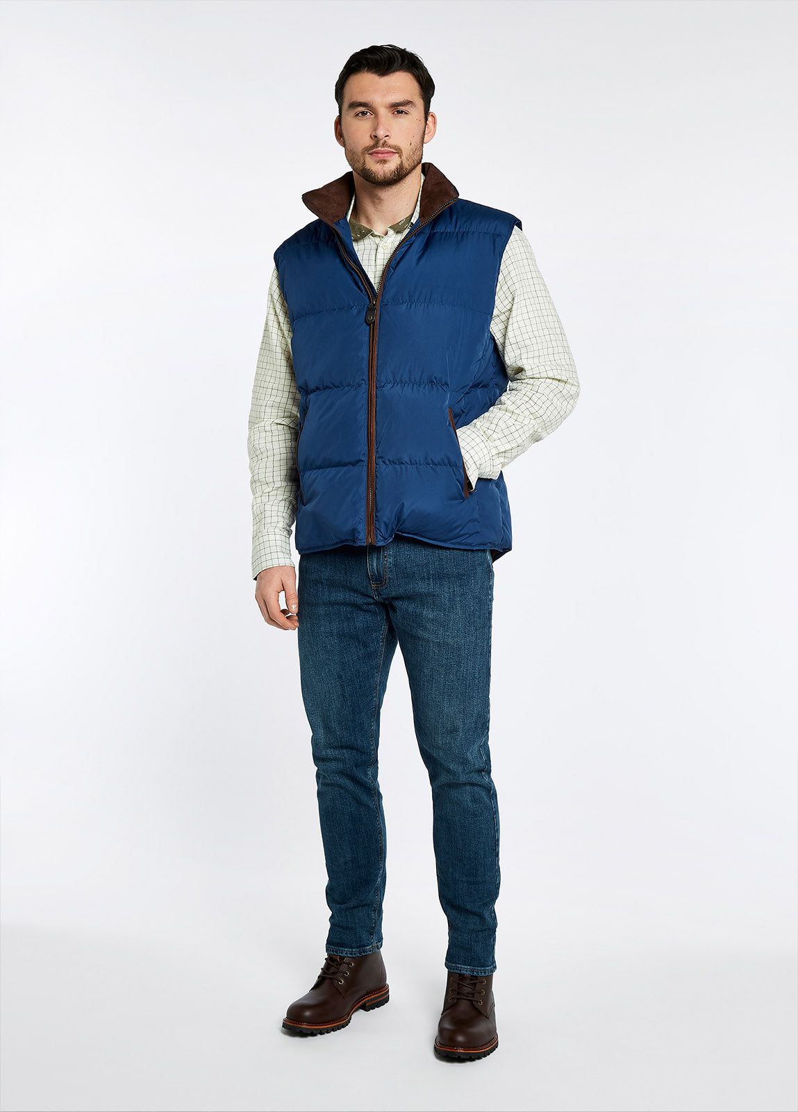 Dubarry Graystown Down Gilet - Peacock Blue