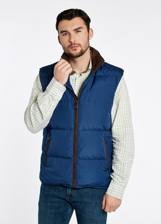 Dubarry Graystown Down Gilet - Peacock Blue
