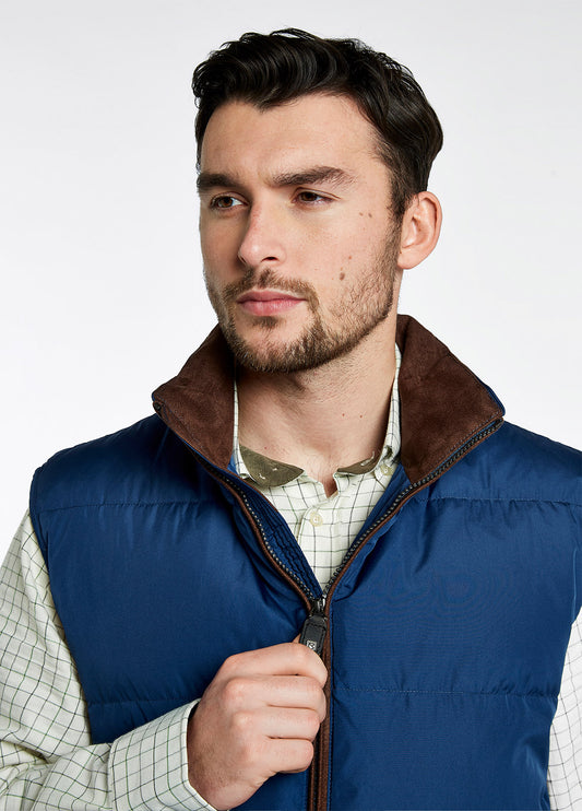 Dubarry Graystown Down Gilet - Peacock Blue