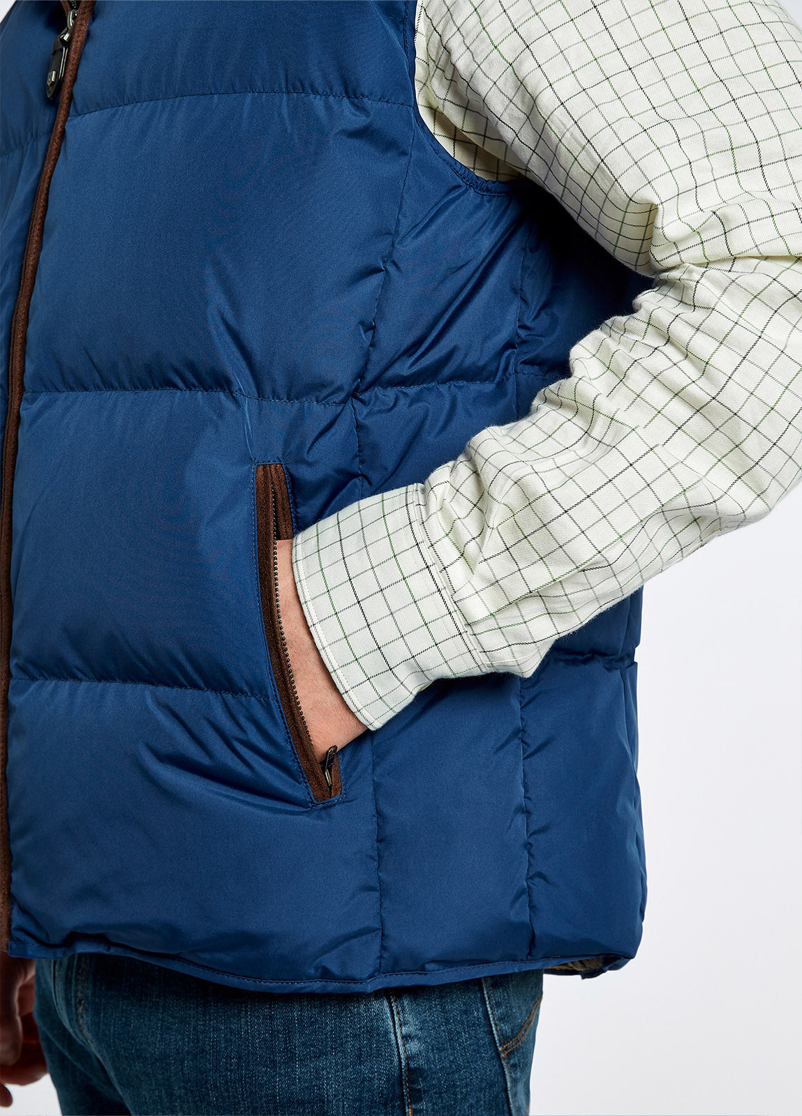 Dubarry Graystown Down Gilet - Peacock Blue