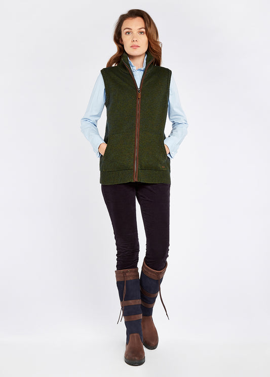 Dubarry Sheedy Knit Bodywarmer - Olive