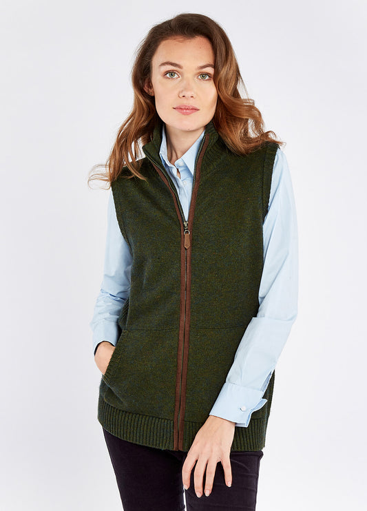 Dubarry Sheedy Knit Bodywarmer - Olive