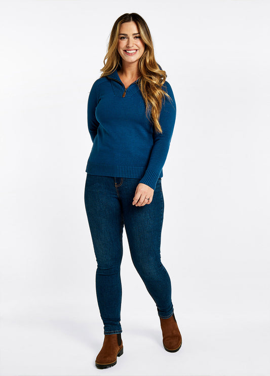 Dubarry Rosmead Sweater - Peacock Blue