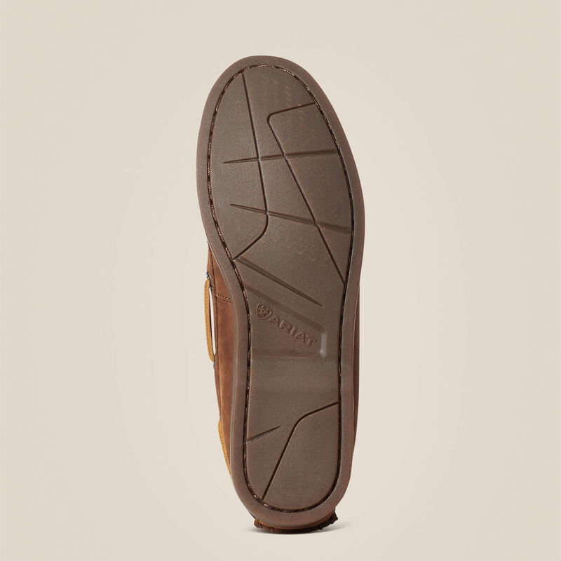 Ariat Womens Antigua boat shoe- Walnut