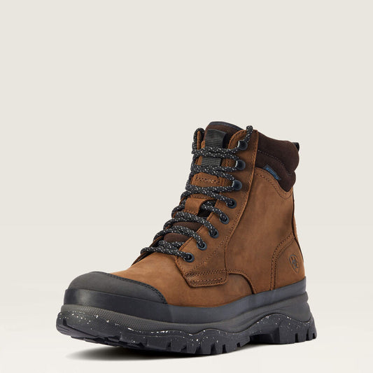 Ariat Men's Moresby H20 waterproof boot- Oily distressed brown