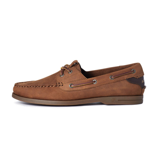 Ariat Mens Antigua boat shoe- Walnut