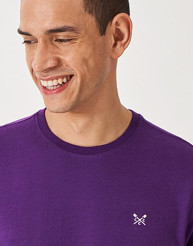 Crew Classic Tee- Fore Purple