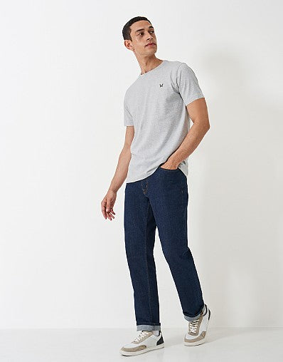 Crew Classic Tee- Ice Grey Marl