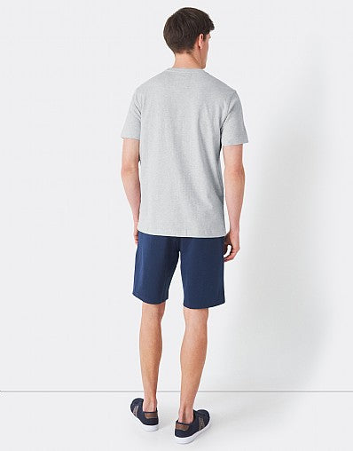 Crew Classic Tee- Ice Grey Marl