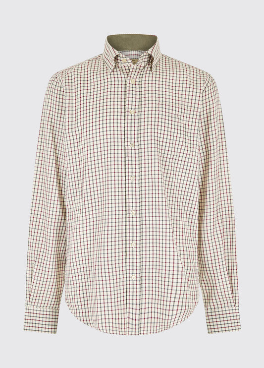 Connell check shirt- Dark Pebble
