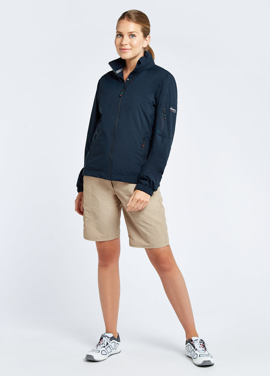 Corfu Women's Crew Jacket- Navy