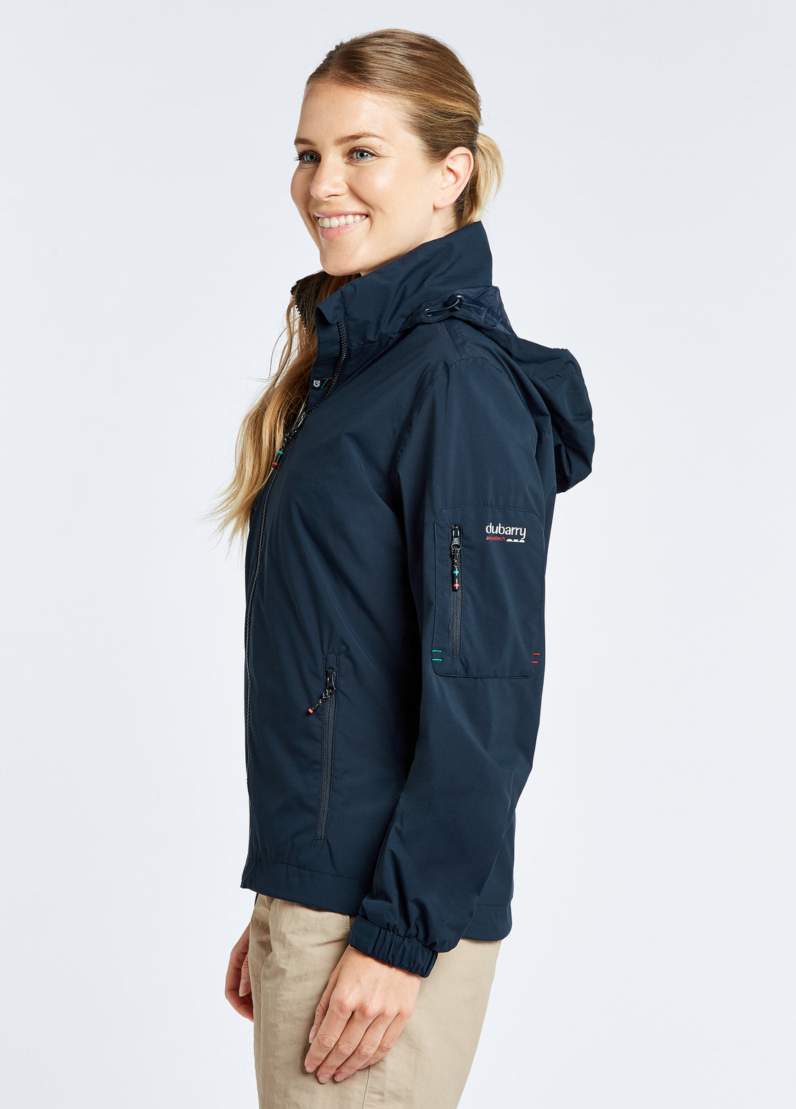 Corfu Women's Crew Jacket- Navy
