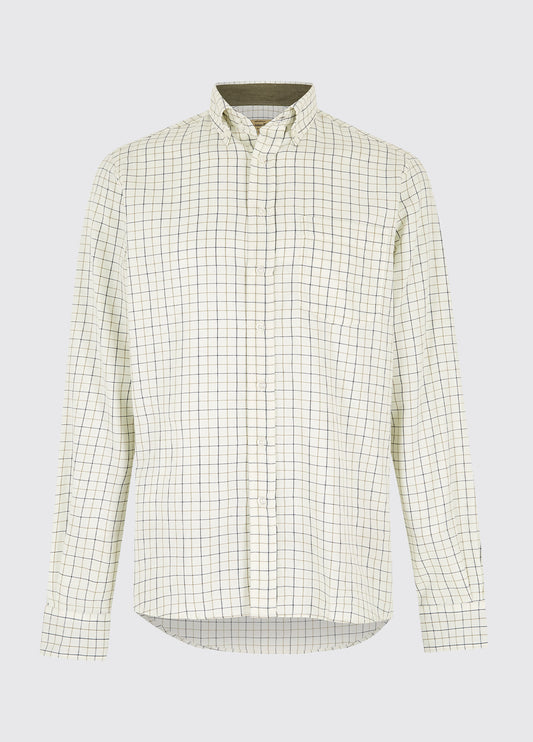 Hollymount Check Shirt- Cream