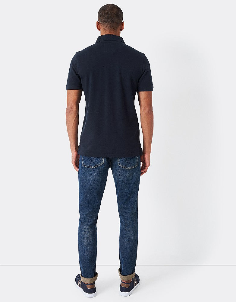 Classic Pique Polo Shirt- Navy