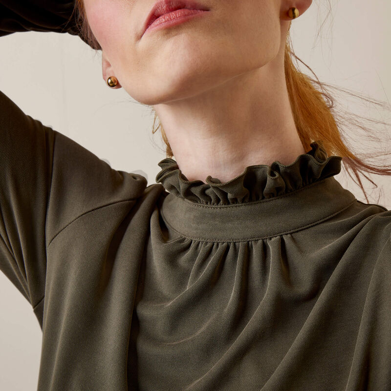 Ariat Inverness Long Sleeved Top - Earth