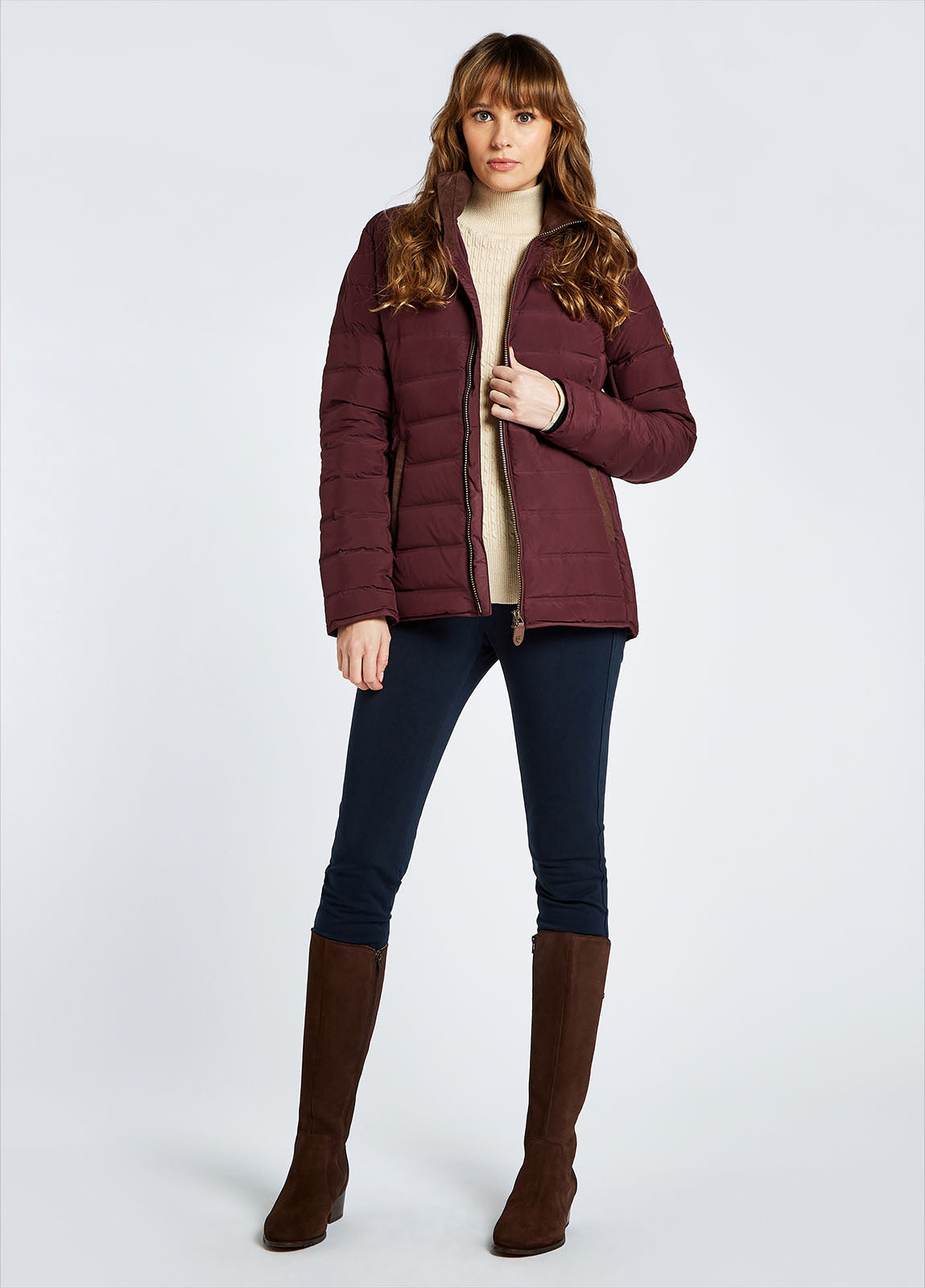 Ballinroe Down Jacket - Currant