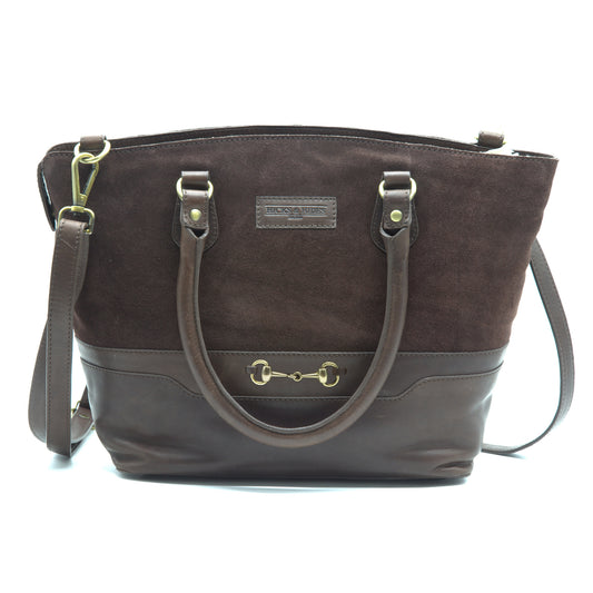 Hicks and Hides Bourton Bit Handbag Brown