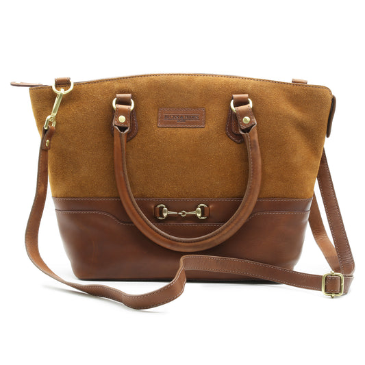Hicks and Hides Bourton Bit Handbag - Cognac
