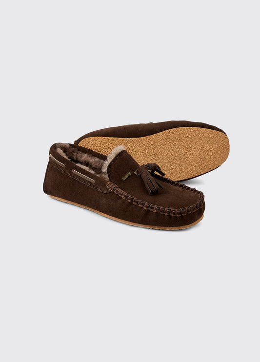 Dubarry Rosslare Slippers - Cigar