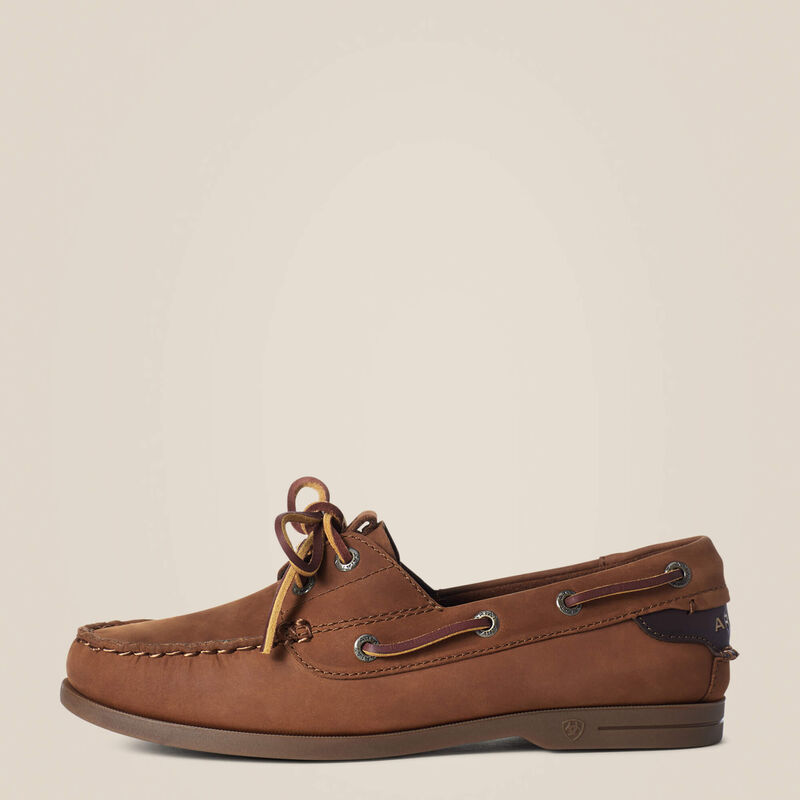 Ariat Womens Antigua boat shoe- Walnut