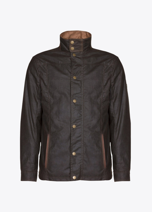 Carrickfergus Waxed Jacket- Olive
