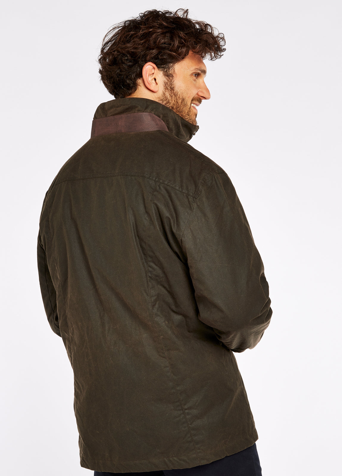 Carrickfergus Waxed Jacket- Olive