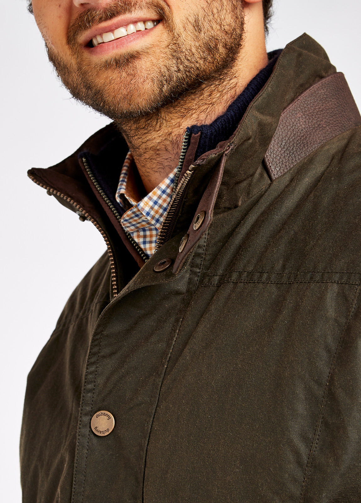 Carrickfergus Waxed Jacket- Olive