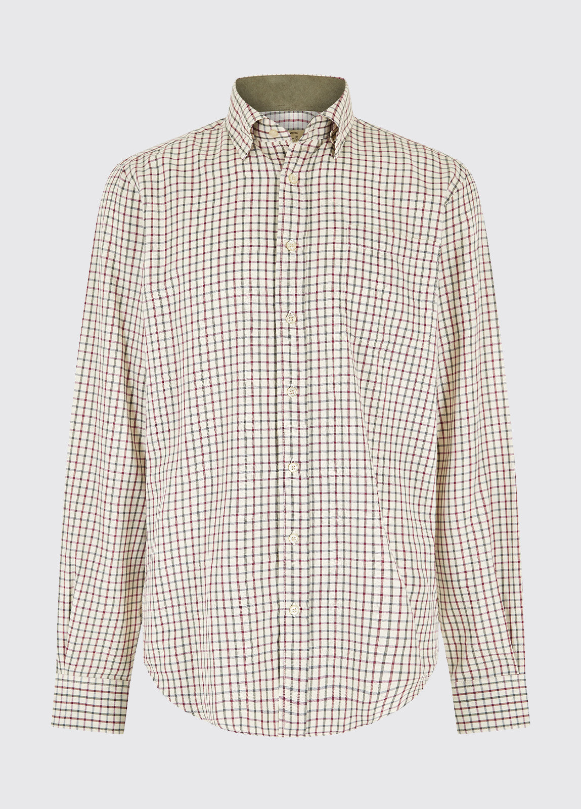 Connell check shirt- Dark Pebble