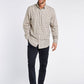 Connell check shirt- Dark Pebble