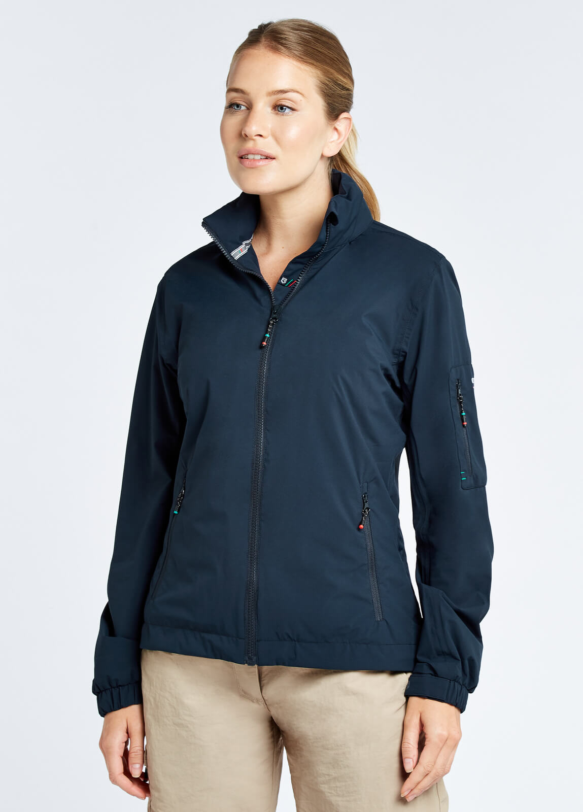 Corfu Women's Crew Jacket- Navy