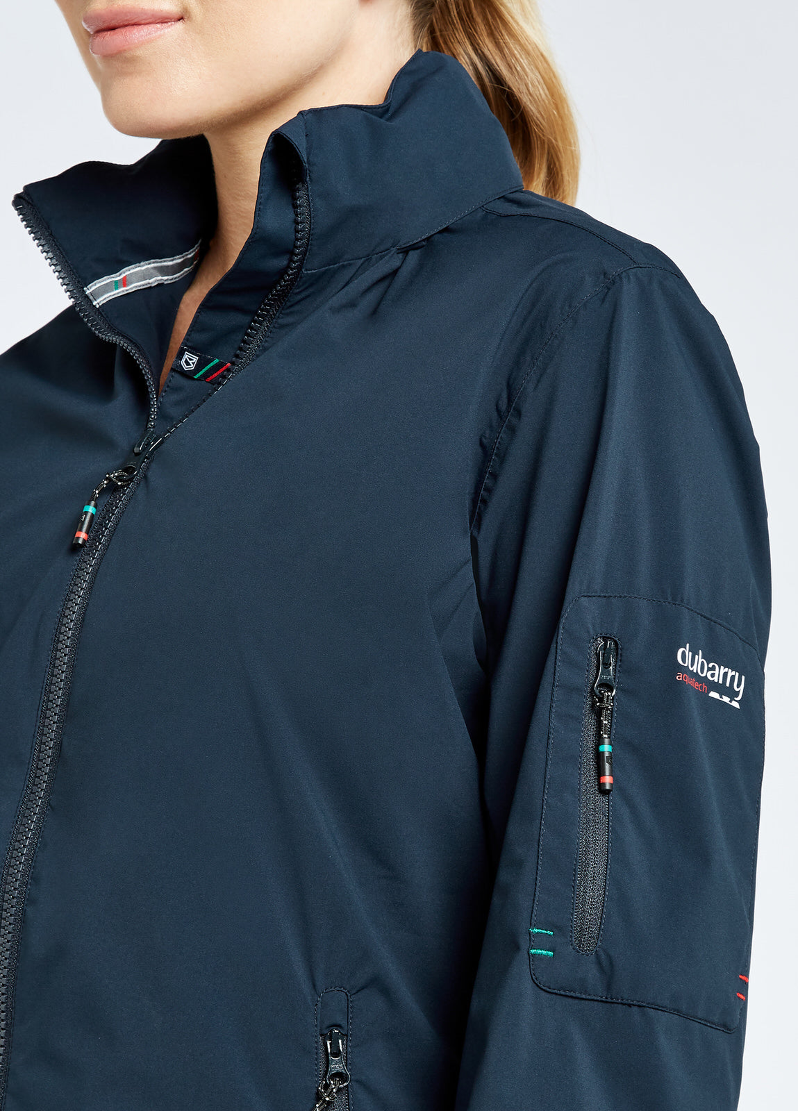 Corfu Women's Crew Jacket- Navy