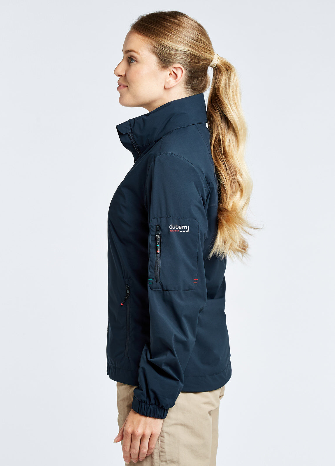 Corfu Women's Crew Jacket- Navy