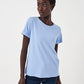 Perfect Crew Slub T-Shirt- Powder Blue