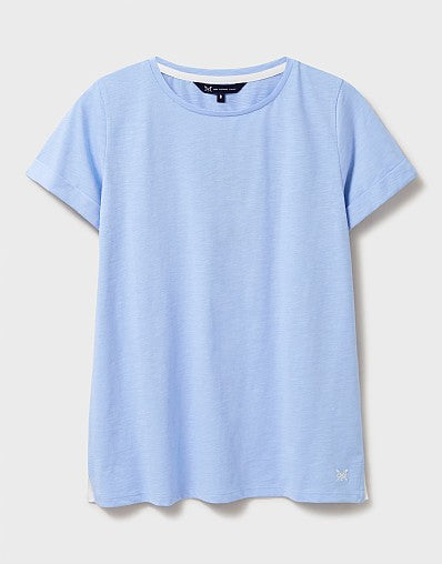 Perfect Crew Slub T-Shirt- Powder Blue