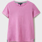 Perfect Crew Slub T-Shirt- Fuchsia Pink