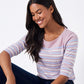 Pink stripe Essential Breton T-Shirt