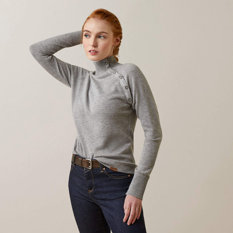 Ariat Half Moon Bay Sweater - Grey