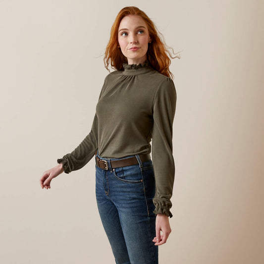 Ariat Inverness Long Sleeved Top - Earth