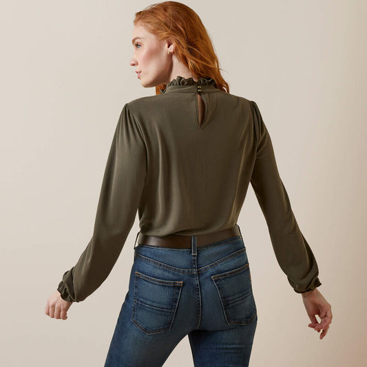 Ariat Inverness Long Sleeved Top - Earth