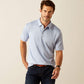 Shaldon Polo Shirt - Pacific Blue Heather