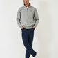 Classic Half Zip Sweater - Grey Marl