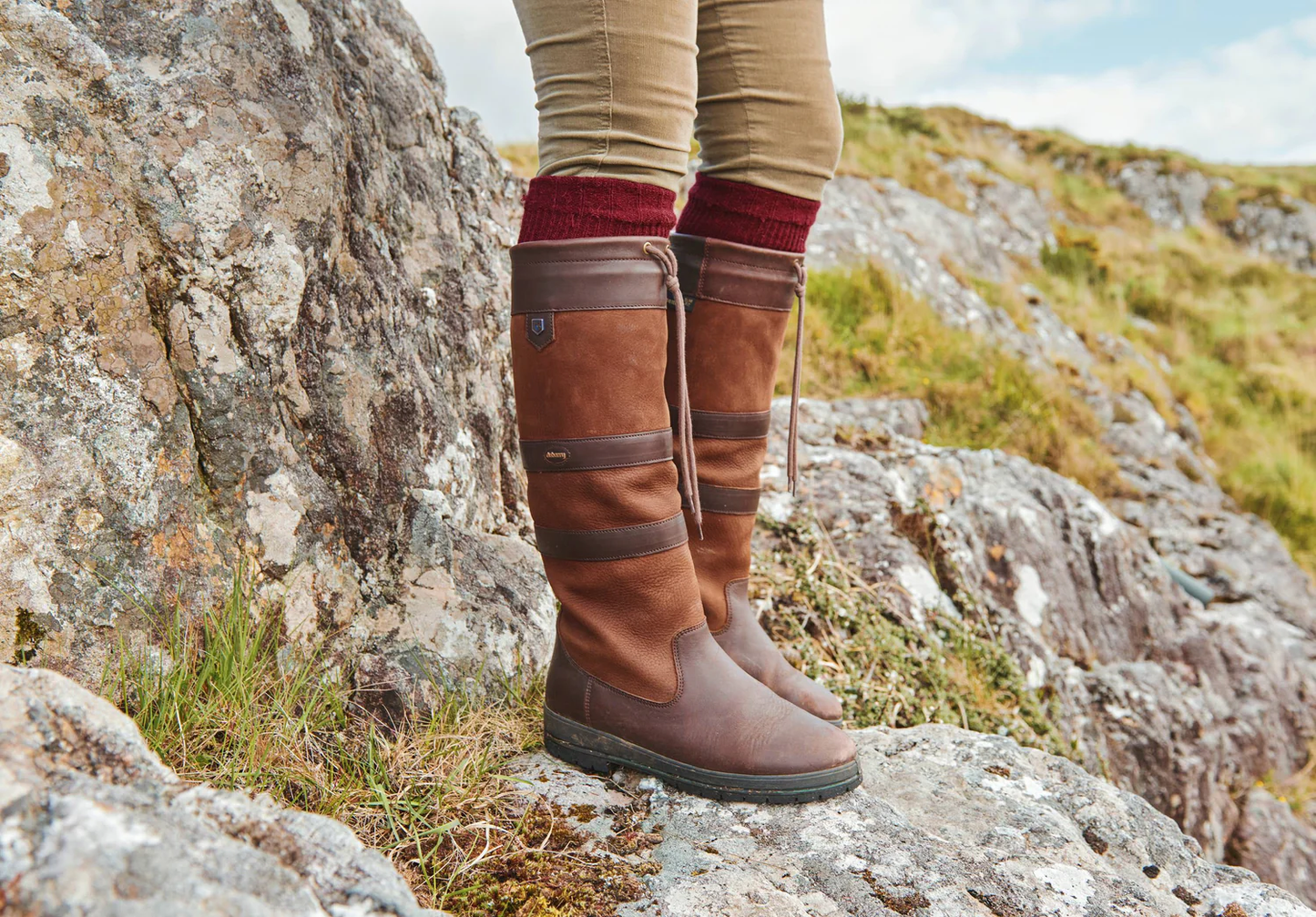 Luxury Alpaca Socks - Malbec