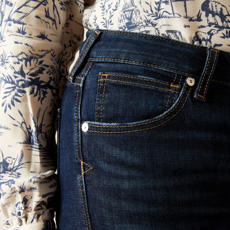 High Rise Bridle Skinny Jeans - Puerto Rico