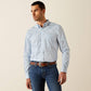 Wrinkle Free Booker Fitted Shirt - Blue