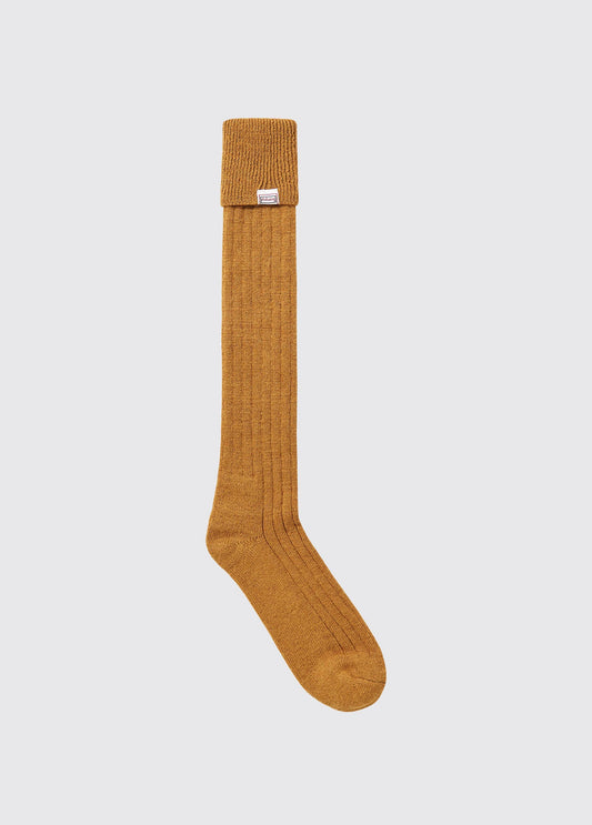 Luxury Alpaca Socks - Mustard