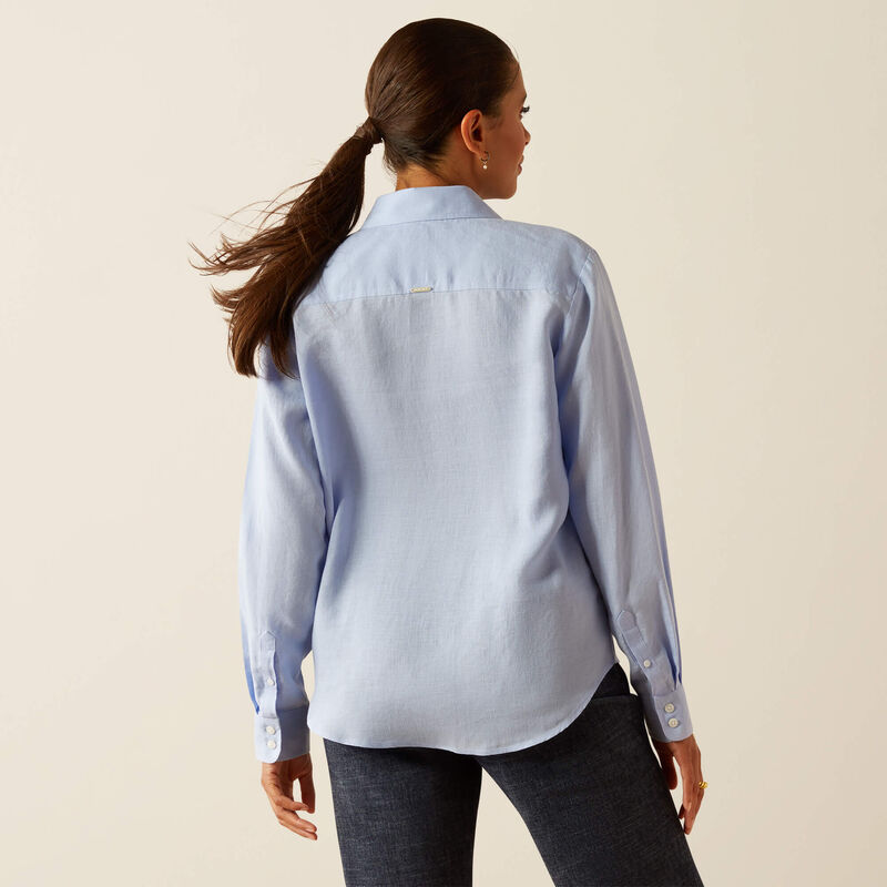 Pocklington Blouse - Pacific Blue