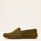 Selene Driving Shoe - Dark Olive Suede